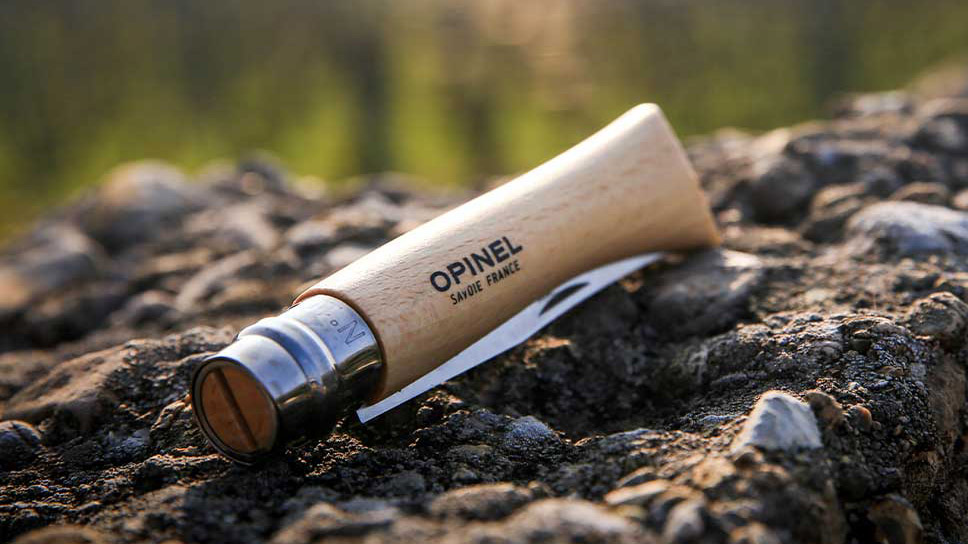 Opinel N°10 Inox natural blister - składany nóż do każdej outdoorowej aktywności